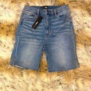 Fashion Nova stretch denim bermudas